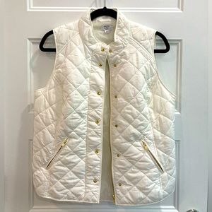 Cream Vest, Crown and Ivy